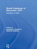 Cover: World Yearbook of Education 1970 - Routledge