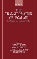 Cover: The Transformation of Legal Aid - Clarendon Press