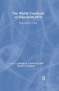 Cover: World Yearbook of Education 1970 - Routledge