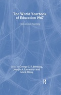 Cover: World Yearbook of Education 1967 - Routledge