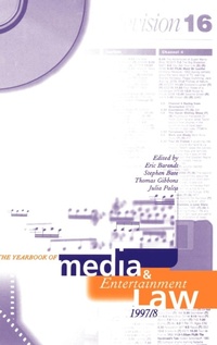 Abbildung von: The Yearbook of Media and Entertainment Law: Volume 3, 1997/98 - Clarendon Press