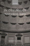 Cover: In Defense of Natural Law - Oxford University Press