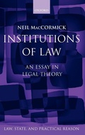 Cover: Institutions of Law - Oxford University Press