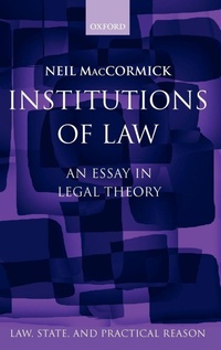 Enlarge image Cover: Institutions of Law - Oxford University Press
