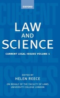 Cover: Law and Science - Oxford University Press