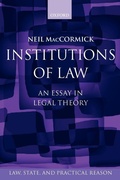 Cover: Institutions of Law - Oxford University Press