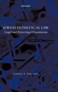 Cover: Jewish Biomedical Law - Oxford University Press