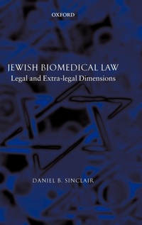 Enlarge image Cover: Jewish Biomedical Law - Oxford University Press