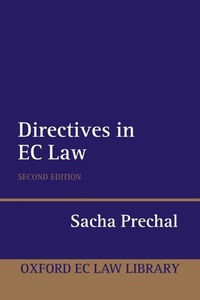 Enlarge image Cover: Directives in EC Law - Oxford University Press