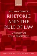 Cover: Rhetoric and The Rule of Law - Oxford University Press
