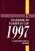 Cover: The Yearbook of European Law 1997 - Clarendon Press