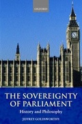 Cover: The Sovereignty of Parliament - Oxford University Press