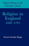 Cover: Religion in England 1688-1791 - Clarendon Press