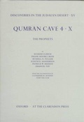 Cover: Discoveries in the Judaean Desert: Volume XV. Qumran Cave 4: X - Oxford University Press