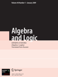 Cover: Algebra and Logic - Springer