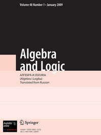 Abbildung von: Algebra and Logic - Springer