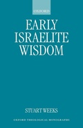 Cover: Early Israelite Wisdom - Oxford University Press