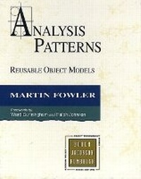 Enlarge image Cover: Analysis Patterns - Addison Wesley