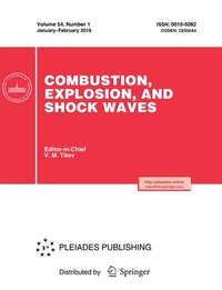 Abbildung von: Combustion, Explosion, and Shock Waves - Pleiades Publishing