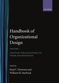 Cover: Handbook of Organizational Design - Oxford University Press