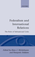 Cover: Federalism and International Relations - Clarendon Press