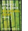 Cover: Principles of Research in Behavioral Science - Routledge Academic