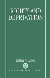 Enlarge image Cover: Rights and Deprivation - Clarendon Press