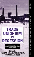 Cover: Trade Unionism in Recession - Oxford University Press