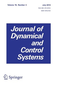Abbildung von: Journal of Dynamical and Control Systems - Springer
