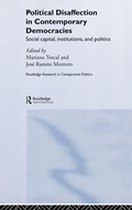Cover: Political Disaffection in Contemporary Democracies - Routledge