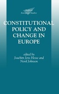 Cover: Constitutional Policy and Change in Europe - Clarendon Press