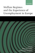 Cover: Welfare Regimes and the Experience of Unemployment in Europe - Oxford University Press