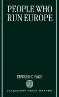 Cover: People Who Run Europe - Oxford University Press