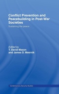 Cover: Conflict Prevention and Peace-building in Post-War Societies - Routledge