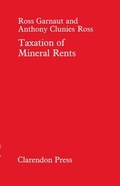 Cover: Taxation of Mineral Rents - Oxford University Press