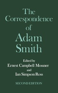 Cover: The Glasgow Edition of the Works and Correspondence of Adam Smith: VI: Correspondence - Oxford University Press
