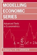 Cover: Modelling Economic Series - Oxford University Press