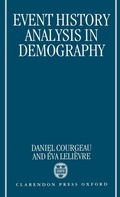 Cover: Event History Analysis in Demography - Clarendon Press