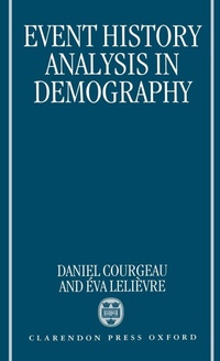 Enlarge image Cover: Event History Analysis in Demography - Clarendon Press