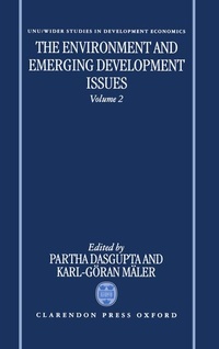 Enlarge image Cover: The Environment and Emerging Development Issues: Volume 2 - Clarendon Press