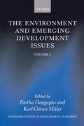 Cover: The Environment and Emerging Development Issues: Volume 1 - Oxford University Press