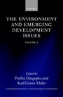 Cover: The Environment and Emerging Development Issues: Volume 2 - Oxford University Press