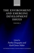 Cover: The Environment and Emerging Development Issues: Volume 2 - Oxford University Press