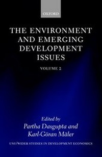 Enlarge image Cover: The Environment and Emerging Development Issues: Volume 2 - Oxford University Press