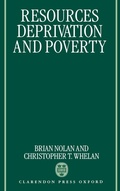 Cover: Resources, Deprivation, and Poverty - Clarendon Press
