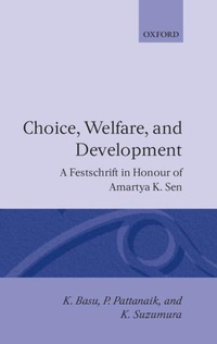 Abbildung von: Choice, Welfare, and Development - Clarendon Press