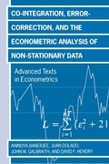 Cover: Co-integration, Error Correction, and the Econometric Analysis of Non-Stationary Data - Clarendon Press
