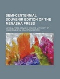 Cover: Semi-Centennial Souvenir Edition of the Menasha Press - Rarebooksclub.com