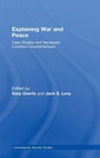 Cover: Explaining War and Peace - Routledge