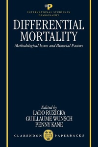 Enlarge image Cover: Differential Mortality - Clarendon Press
